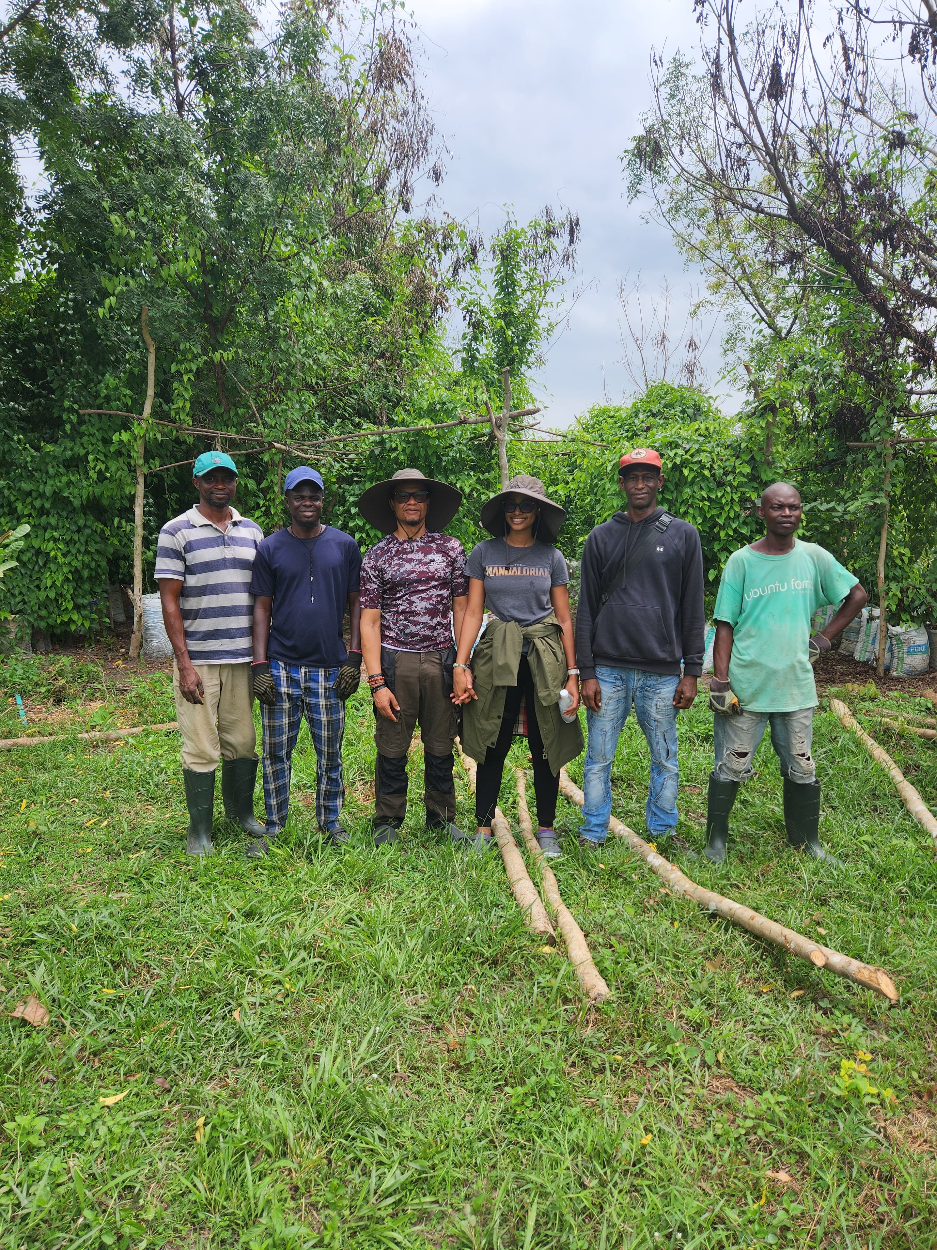 Ubuntu Cove farm team in sustainable agriculture